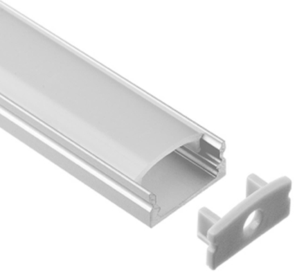 میلوود LED سبک Aluminium Profile Aviation 6063 17.3x7mm