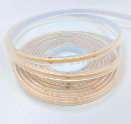 IP68 سیلیکون اکستروژن ضد آب COB LED نوار نوار نور انعطاف پذیر 24 ولت