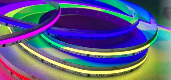 LED COB آدرس پذیر RGB نوار نور با کارایی بالا 24 ولت DC