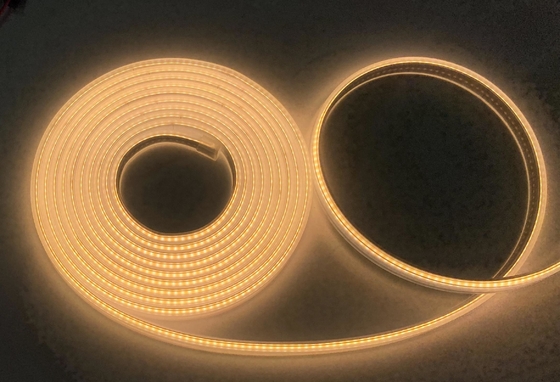 IP68 سیلیکون اکستروژن ضد آب COB LED نوار نوار نور انعطاف پذیر 24 ولت
