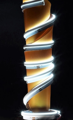 با CRI بالا فلکسیبل COB LED نوار نوار LED 10w 24V DC Dotless Cob نوار نور