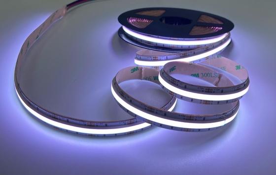 کنترلر انعطاف پذیر RGB 12 ولت COB LED نوار نور 1008تراشه/M