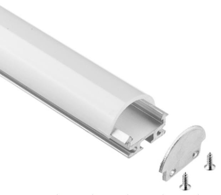 V0 Led Aluminium Extrusion Aviation 6063 آلیاژ آلومینیوم 18.58 x 15 میلی متر