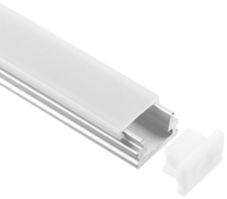 Flush Mount LED سبک Profile Aluminium Double-Anodized 12x7.8mm
