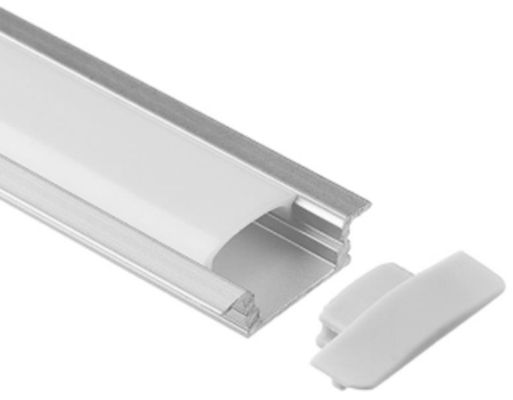 LED نوار نور کانال هوانوردی 6063 آلومینیوم 17.3 X 7mm OEM